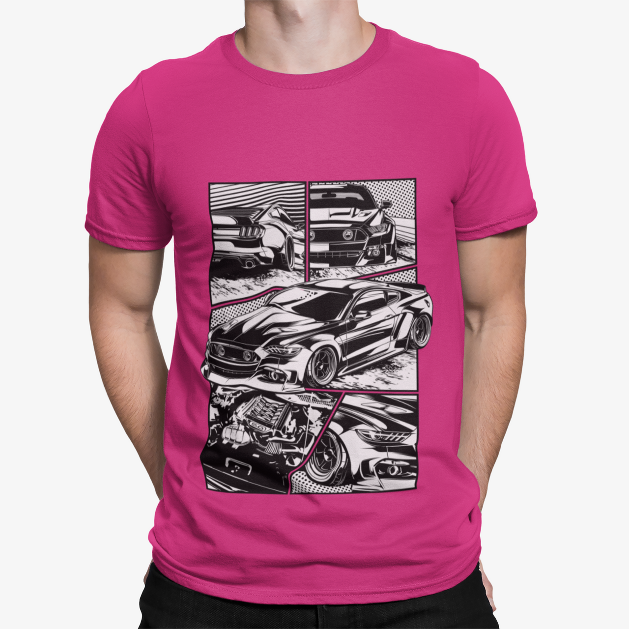 Camiseta Mustang Comic 6gen