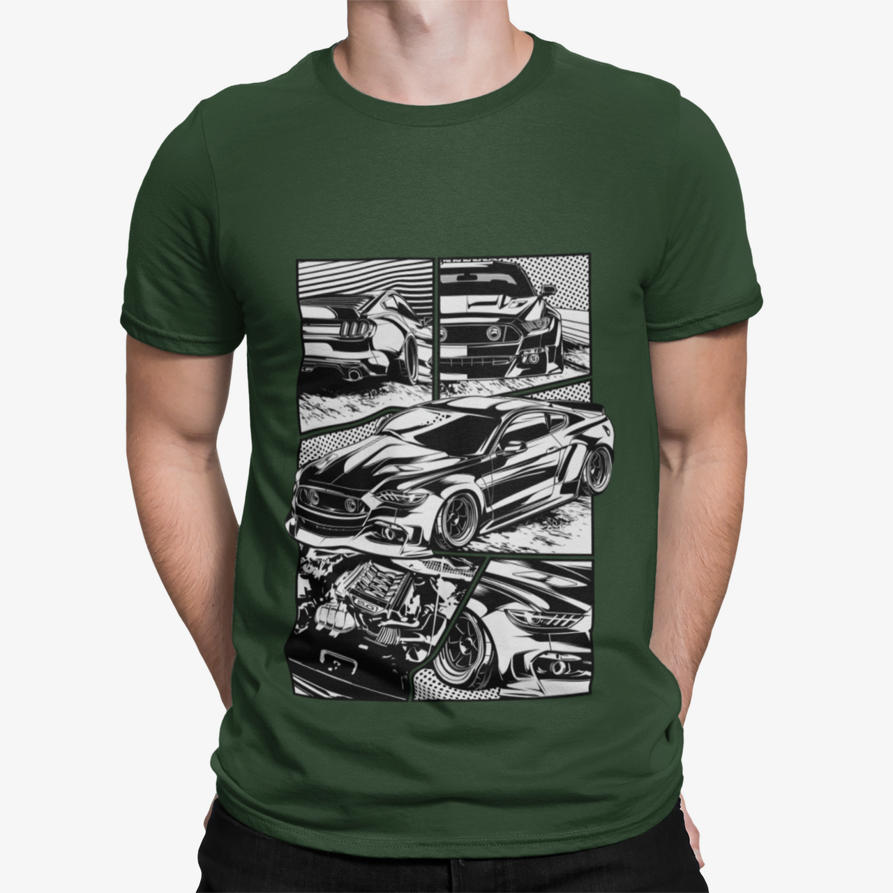 Camiseta Mustang Comic 6gen