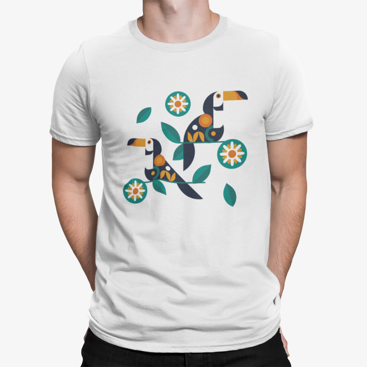 Camiseta Origami Tucan