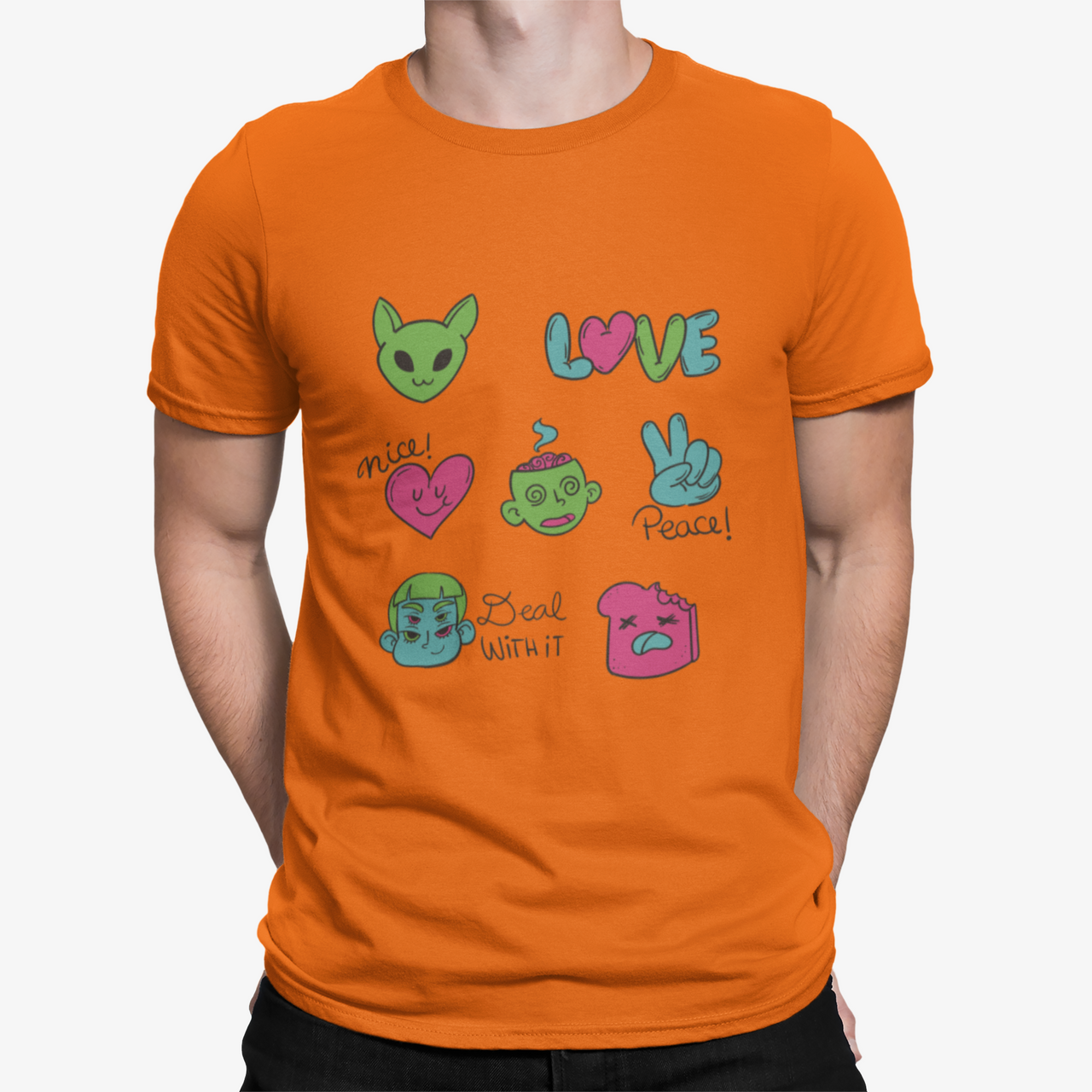 Camiseta Peace Emoji