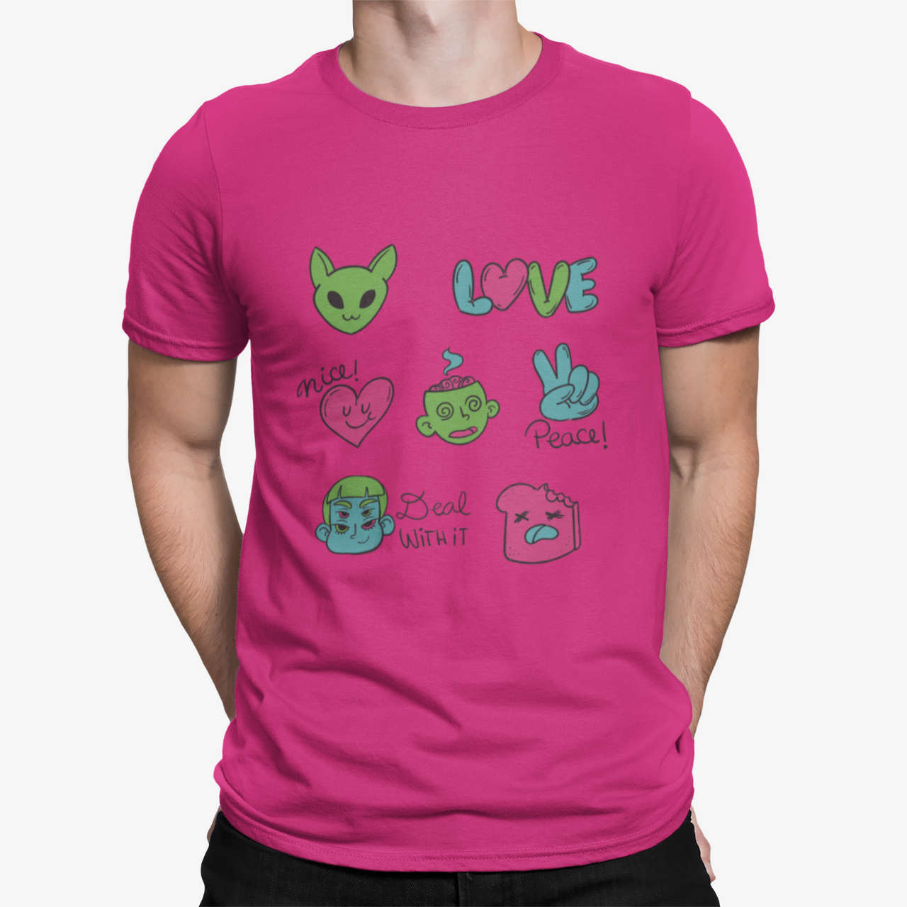 Camiseta Peace Emoji