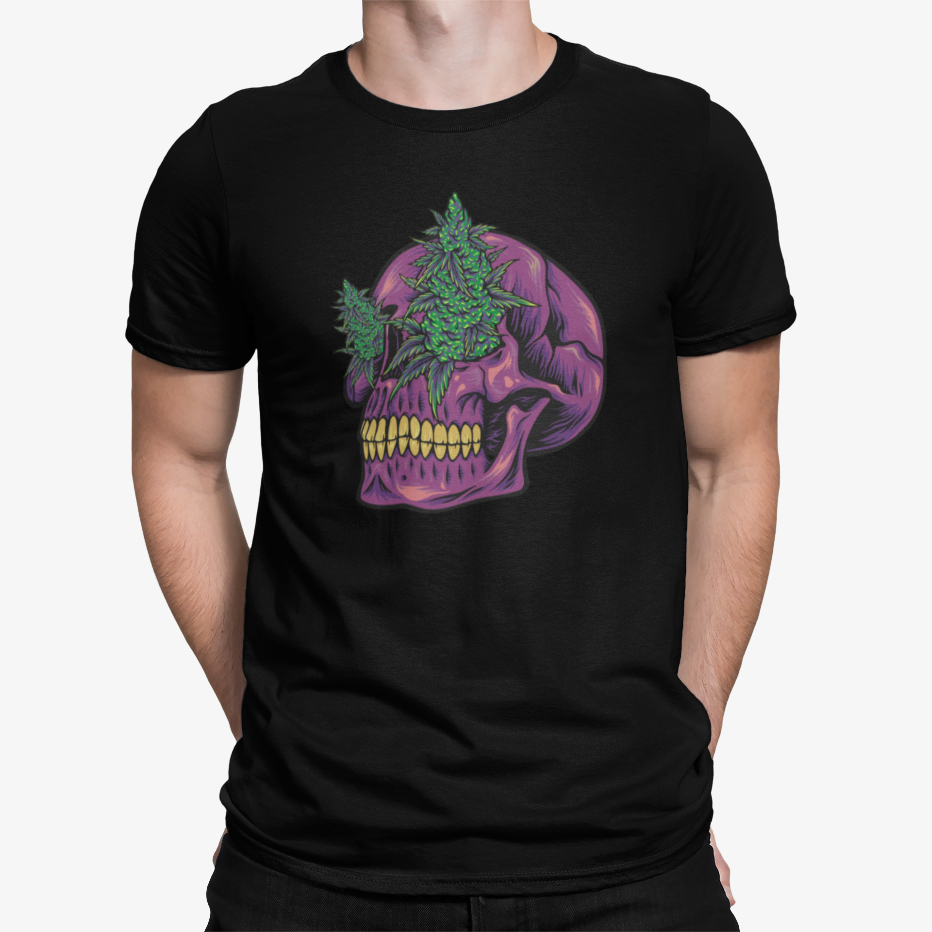 Camiseta Purple Skull