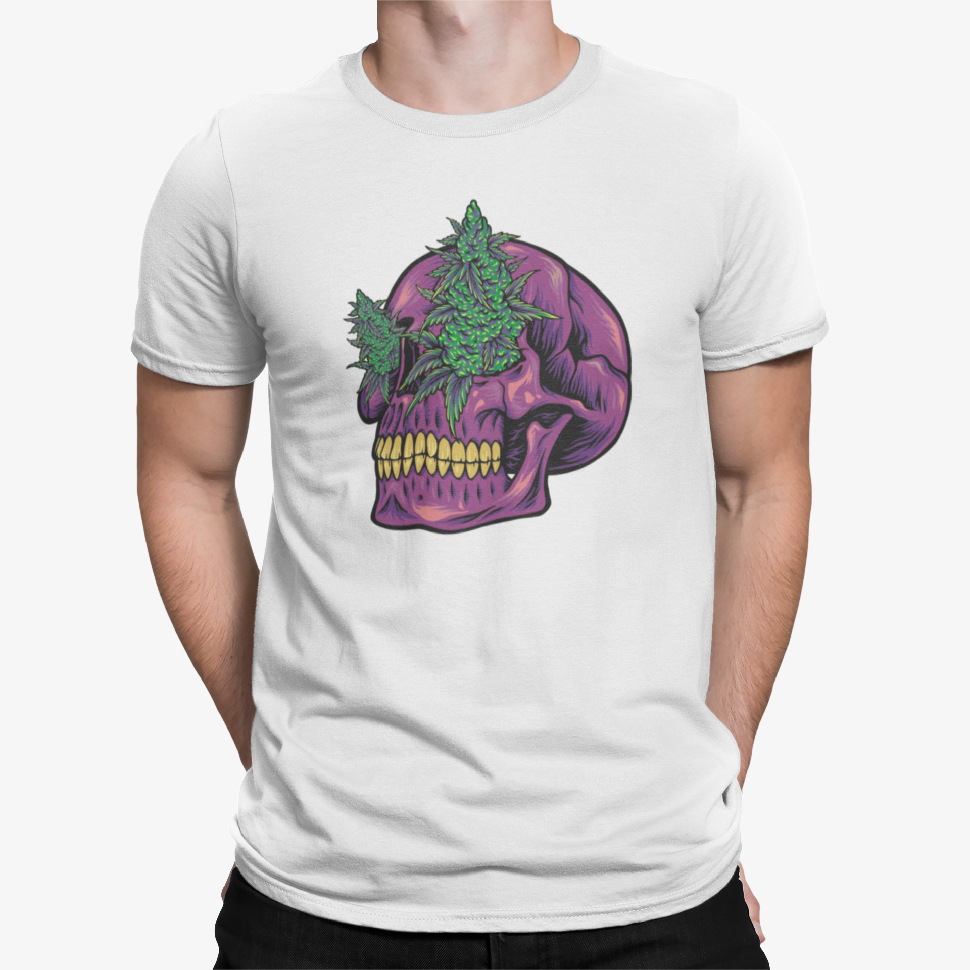 Camiseta Purple Skull