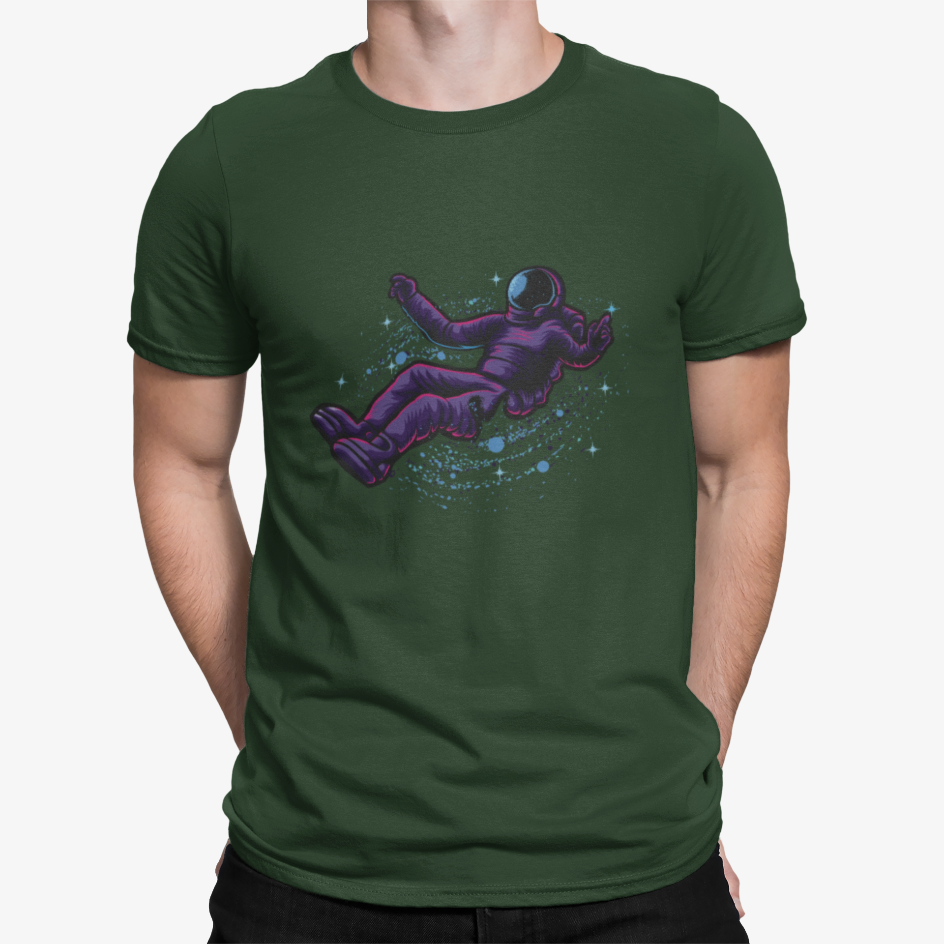 Camiseta Purple Spaceman