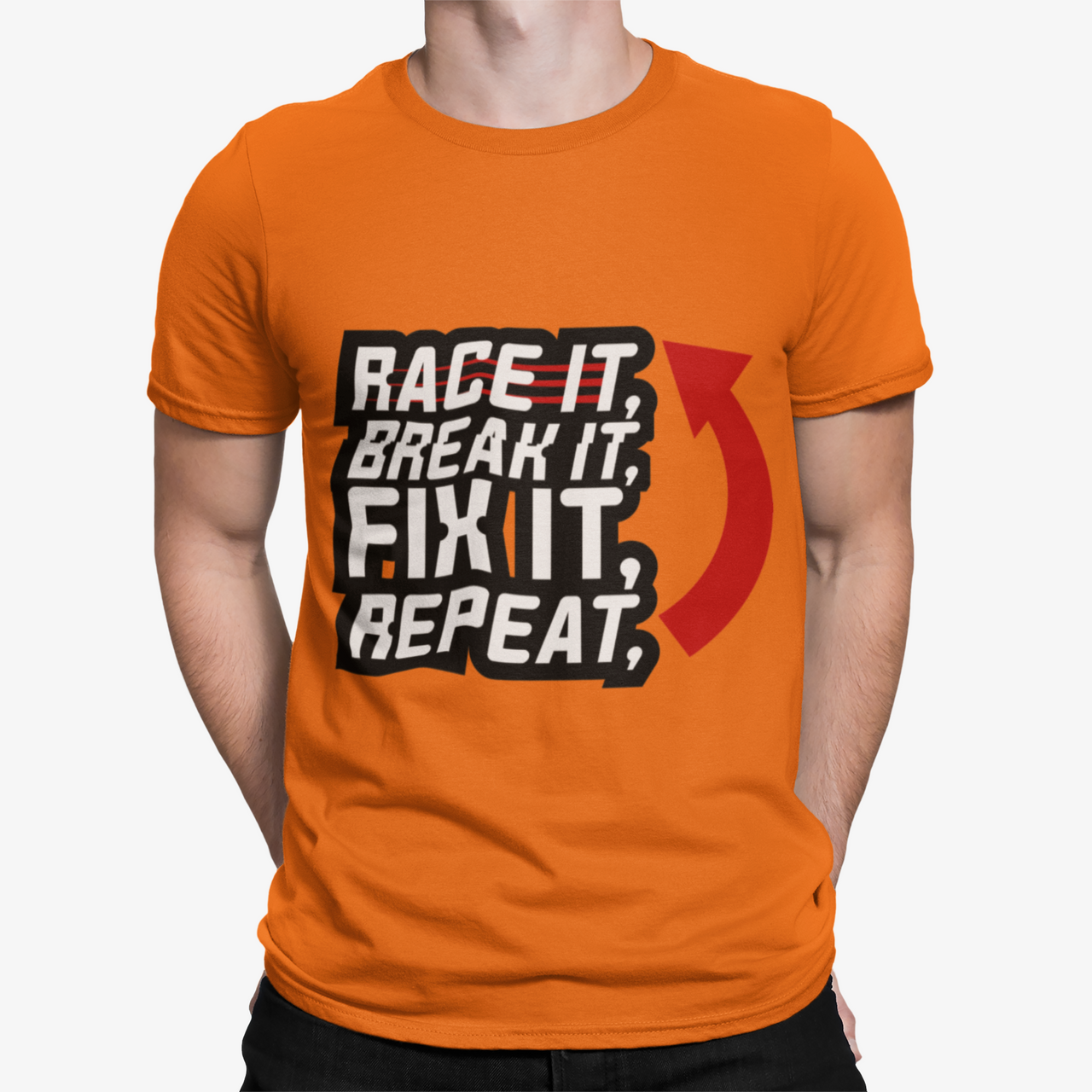 Camiseta Race It Breack It Fix It