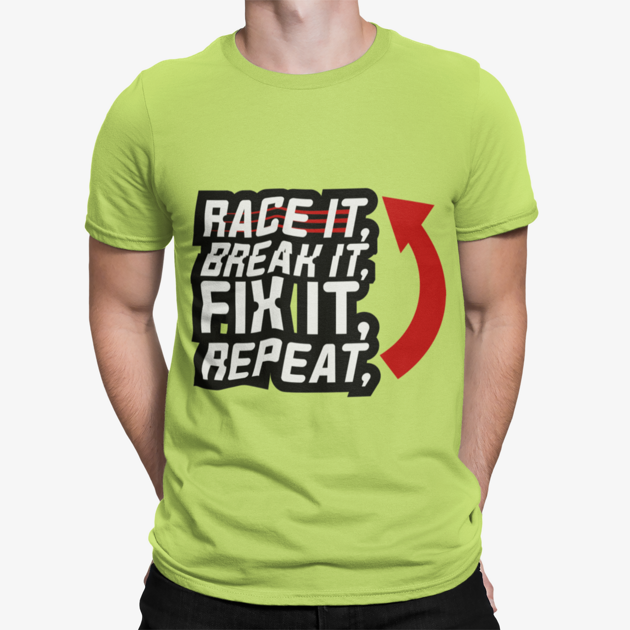 Camiseta Race It Breack It Fix It