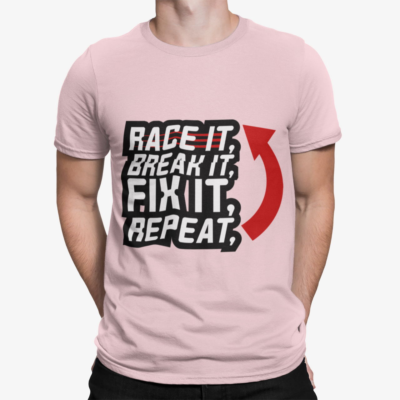 Camiseta Race It Breack It Fix It