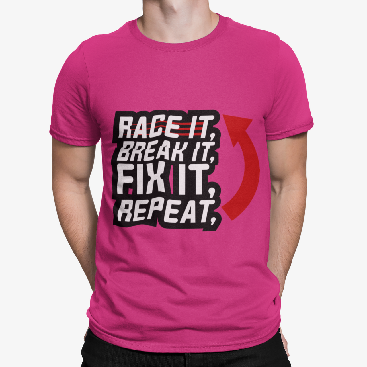 Camiseta Race It Breack It Fix It