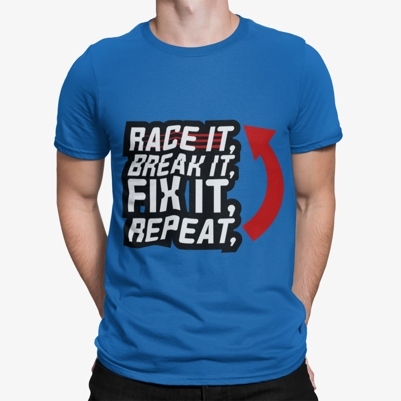 Camiseta Race It Breack It Fix It