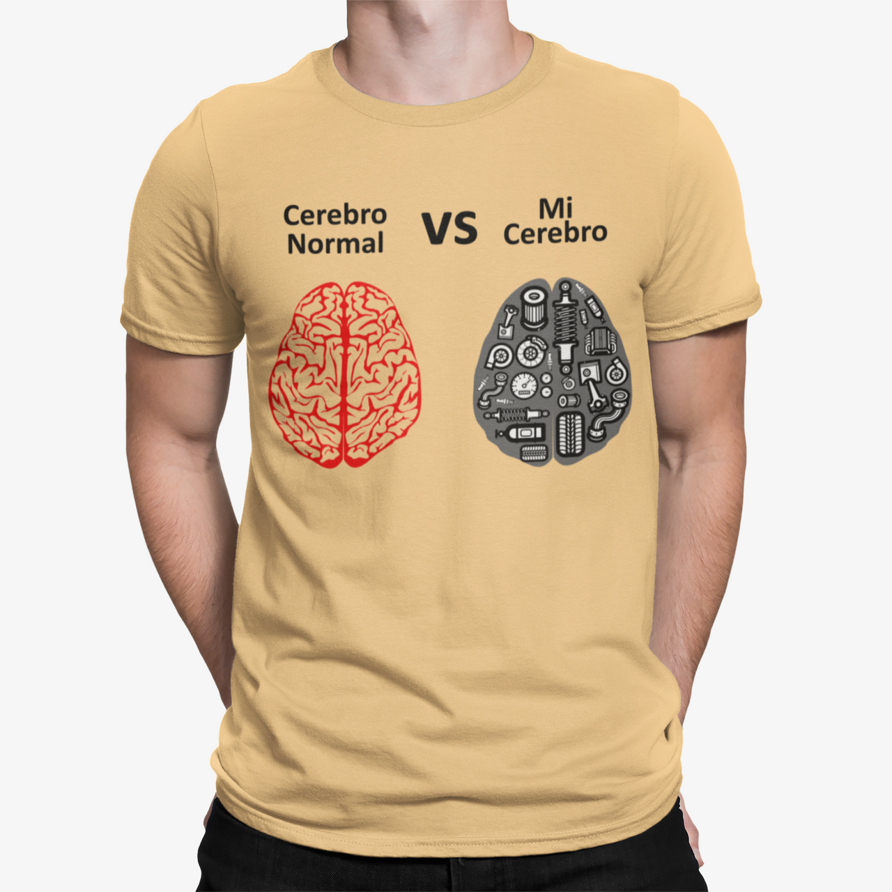 Camiseta Cerebro Normal VS Mi Cerebro