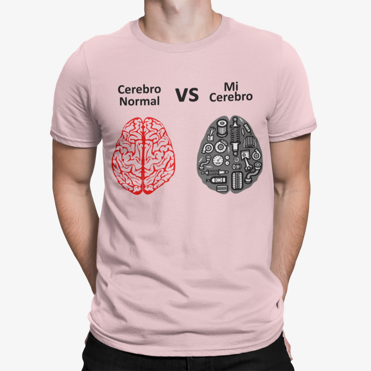 Camiseta Cerebro Normal VS Mi Cerebro