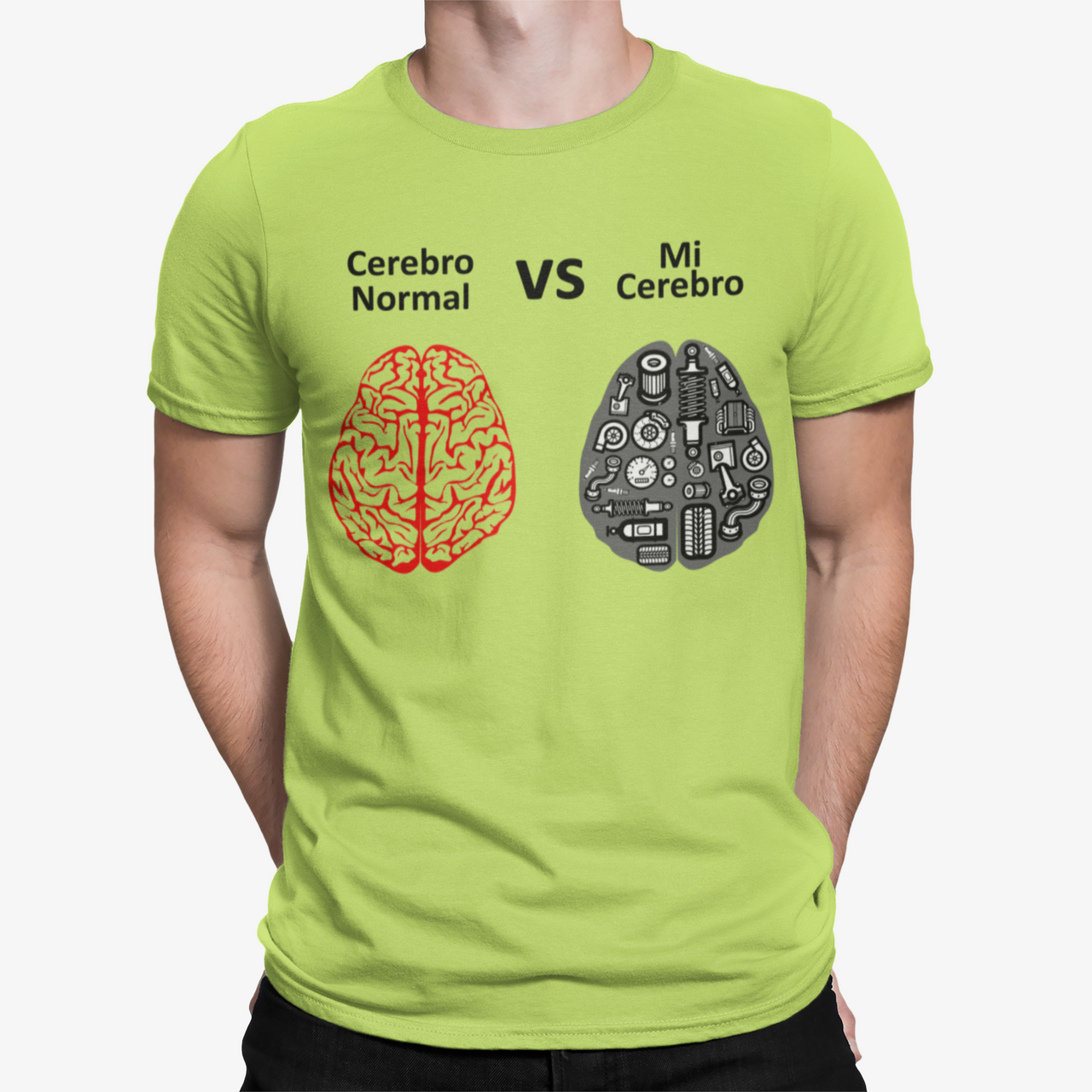 Camiseta Cerebro Normal VS Mi Cerebro