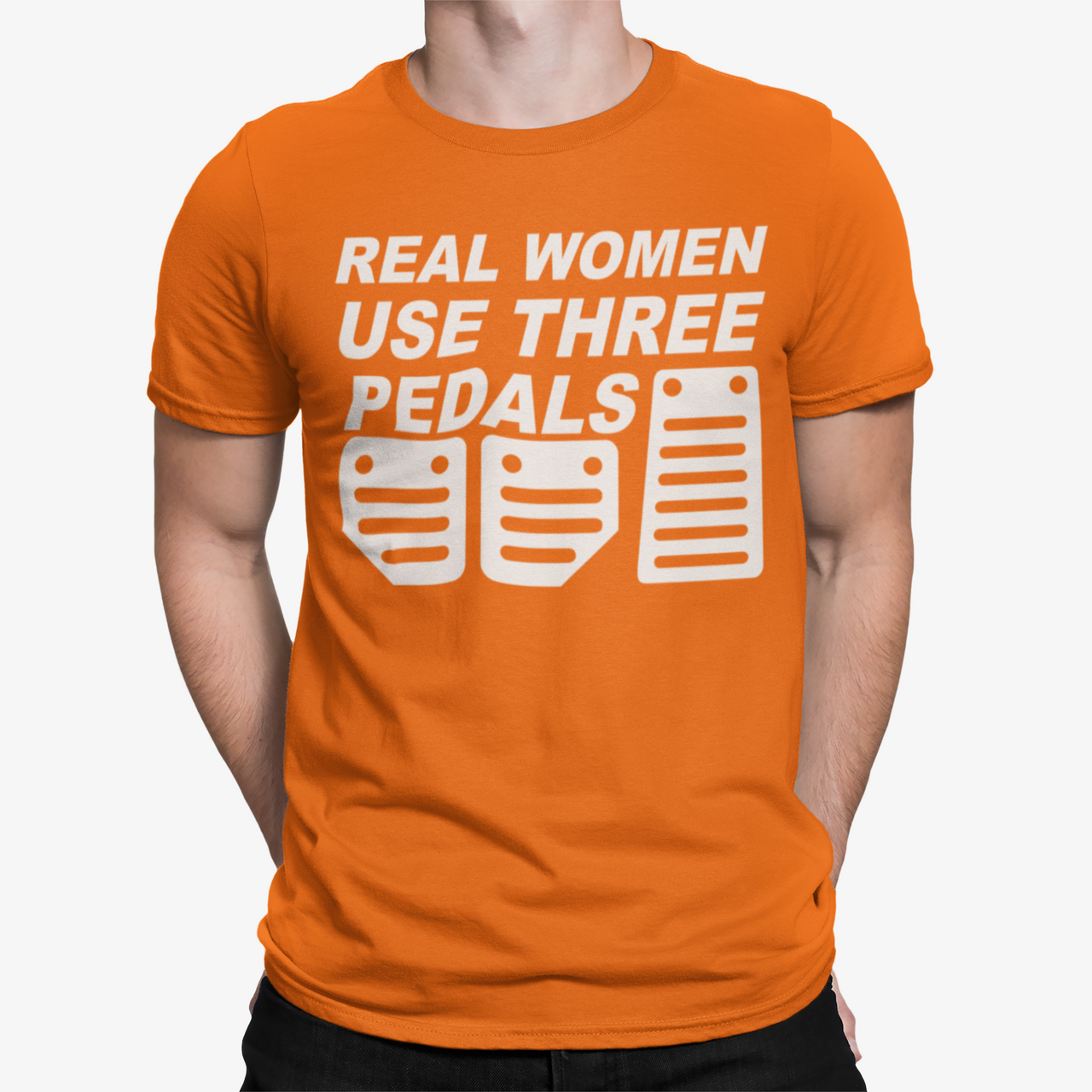 Camiseta Real Woman Use Three Pedals