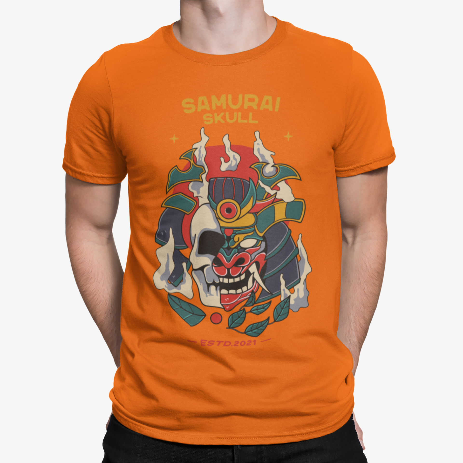 Camiseta Samurai Skull