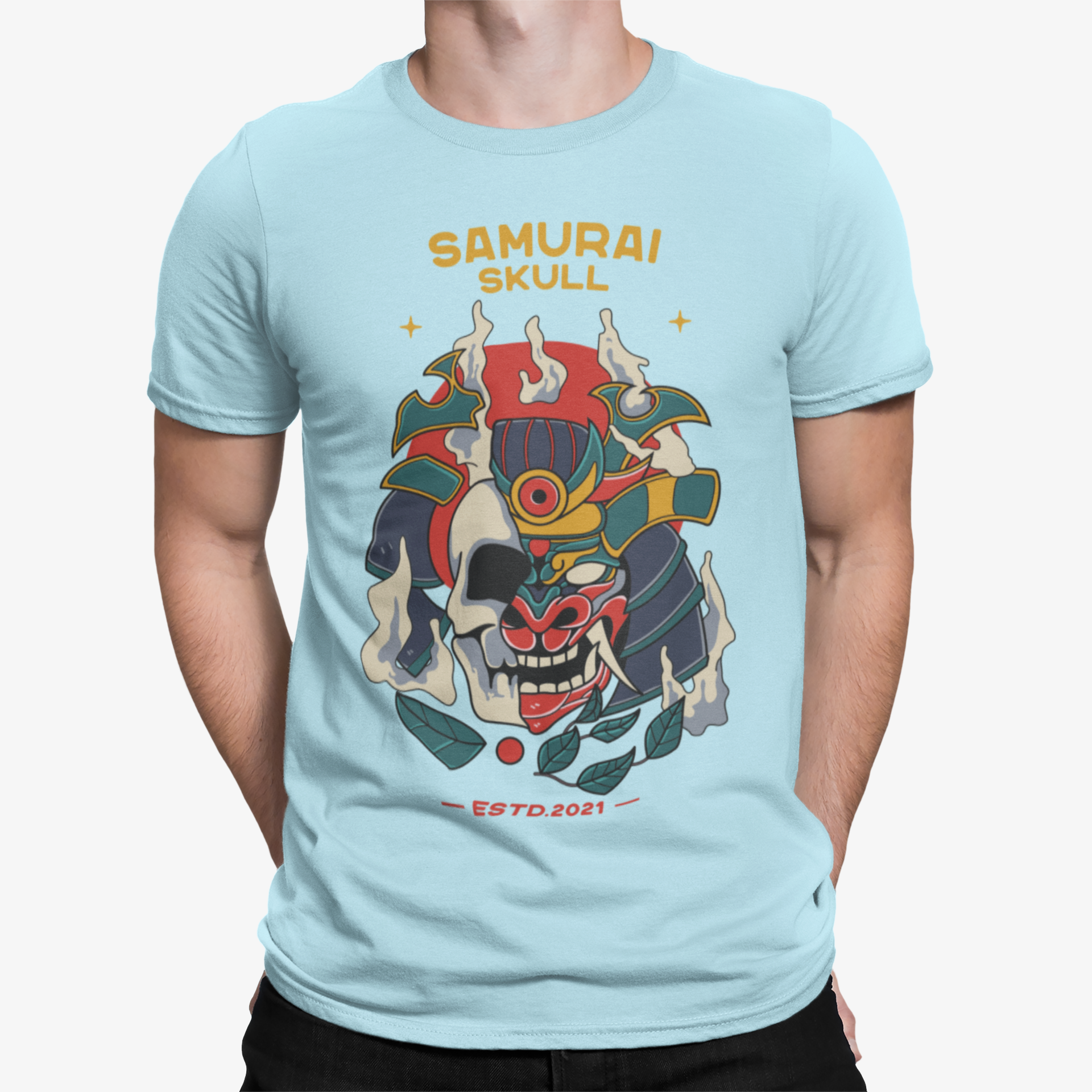 Camiseta Samurai Skull