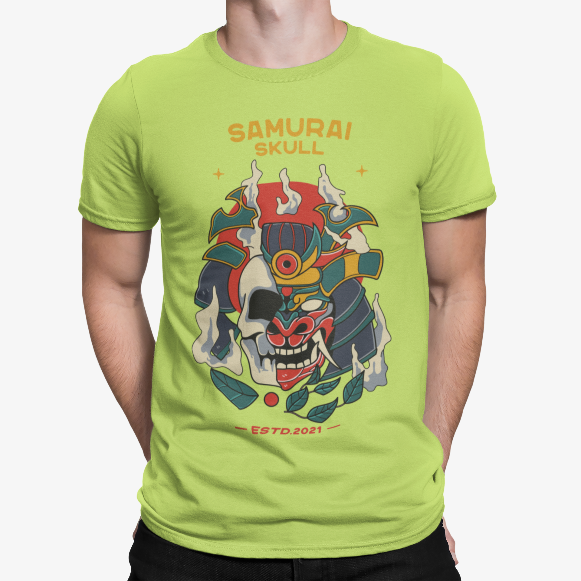 Camiseta Samurai Skull