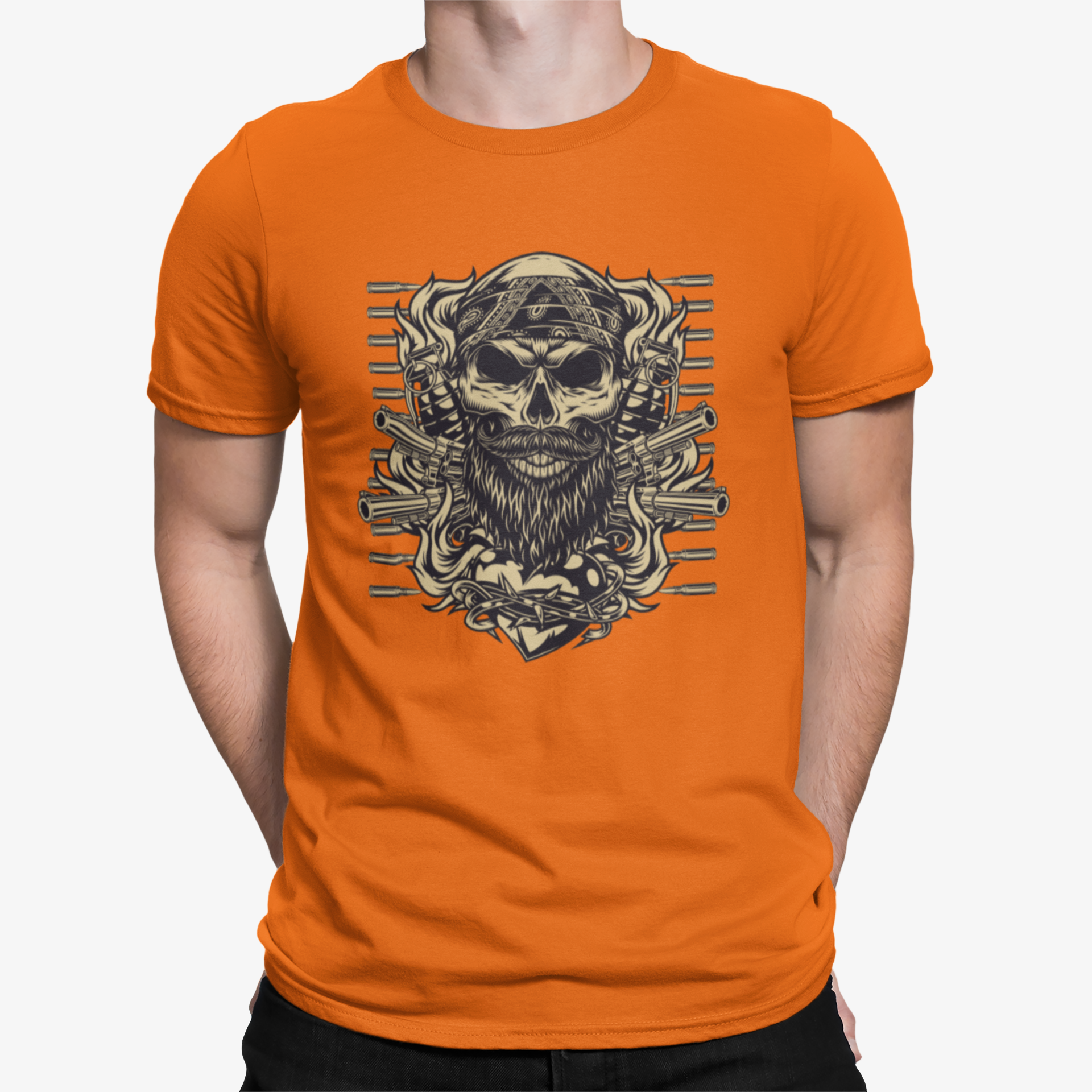 Camiseta Skull Guns