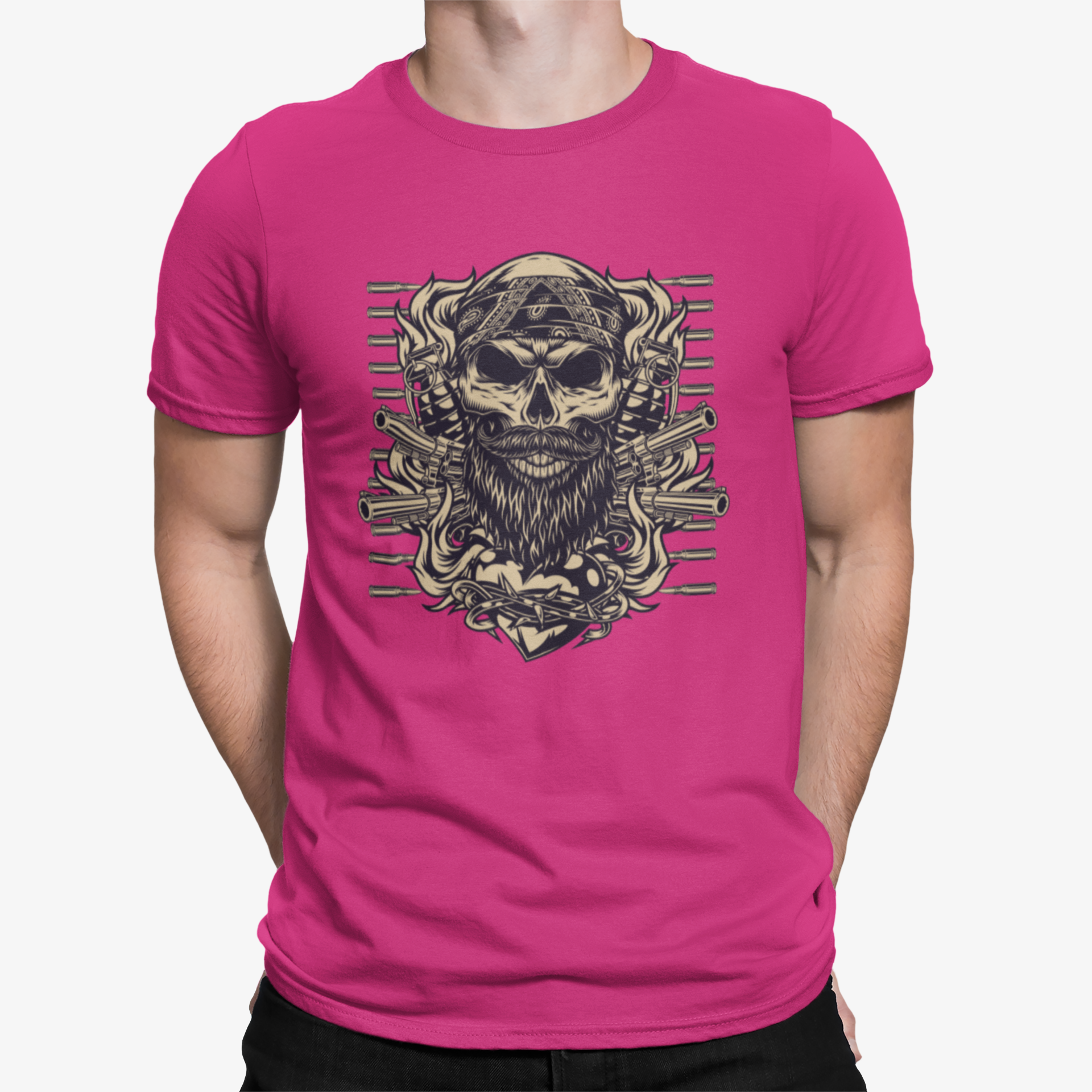 Camiseta Skull Guns