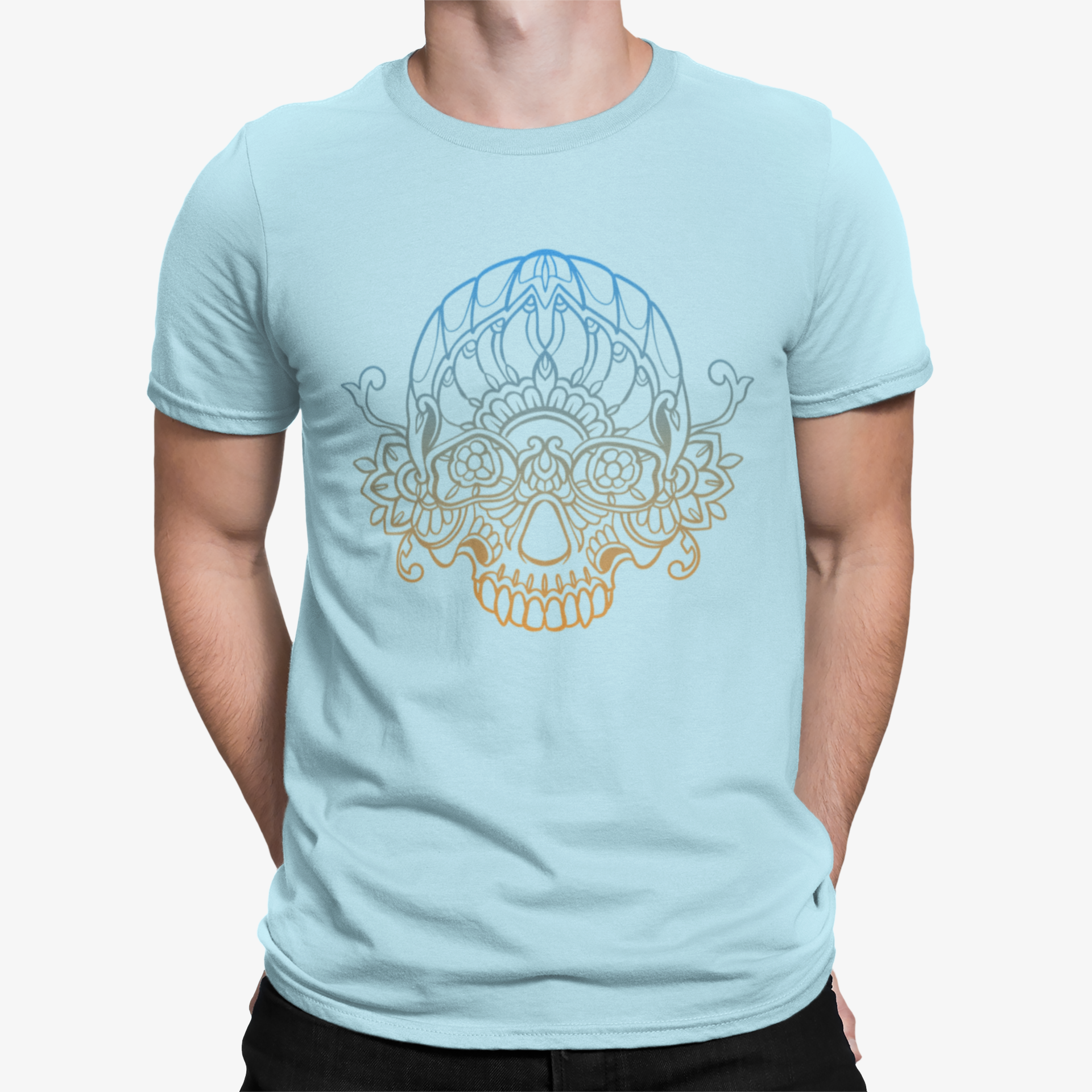 Camiseta Skull Mandala
