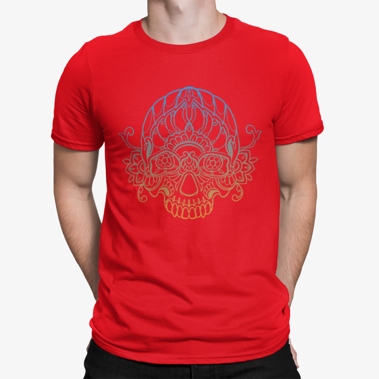 Camiseta Skull Mandala