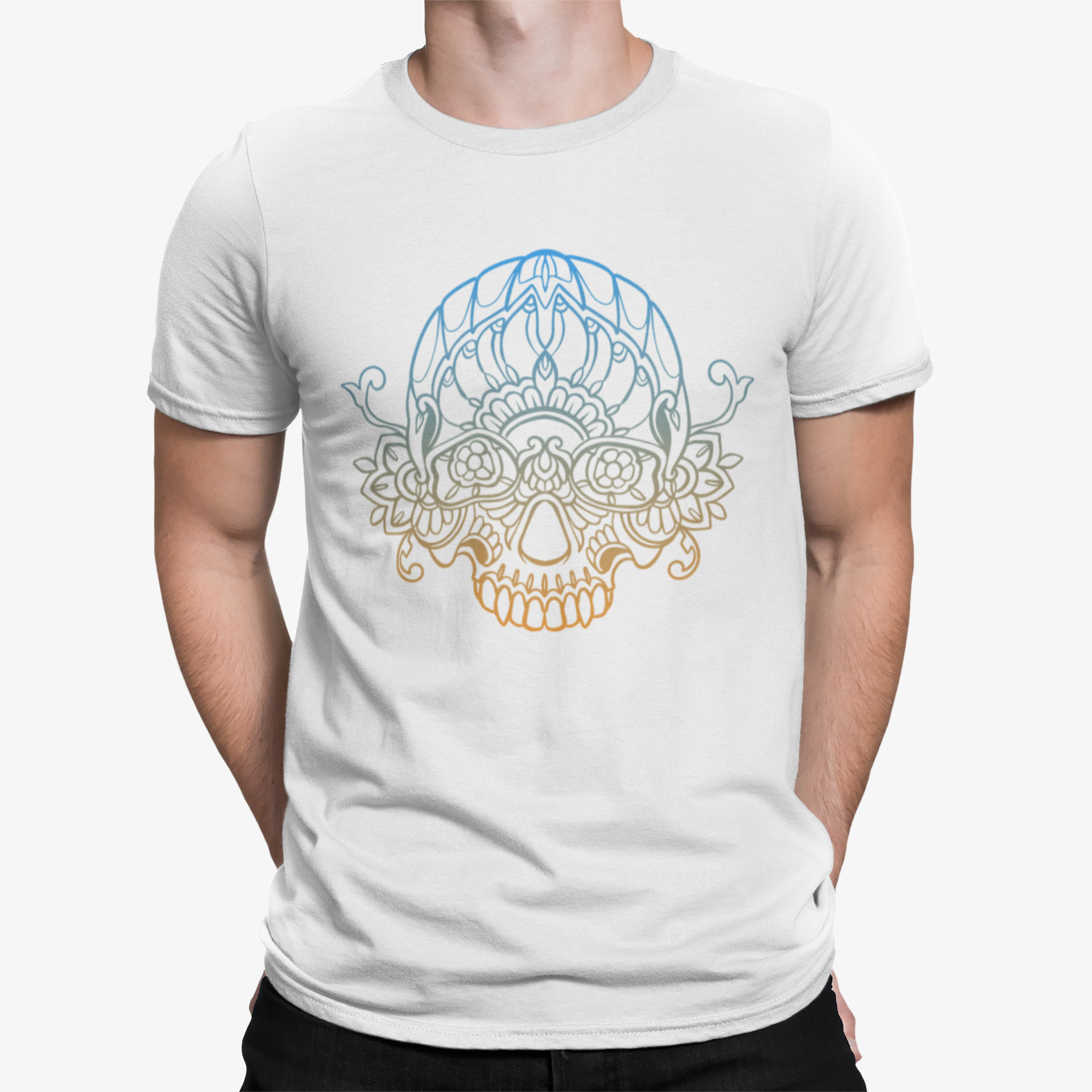 Camiseta Skull Mandala