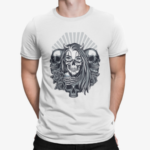 Camiseta Skull Roses