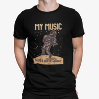 Thumbnail for Camiseta Space Music Astro