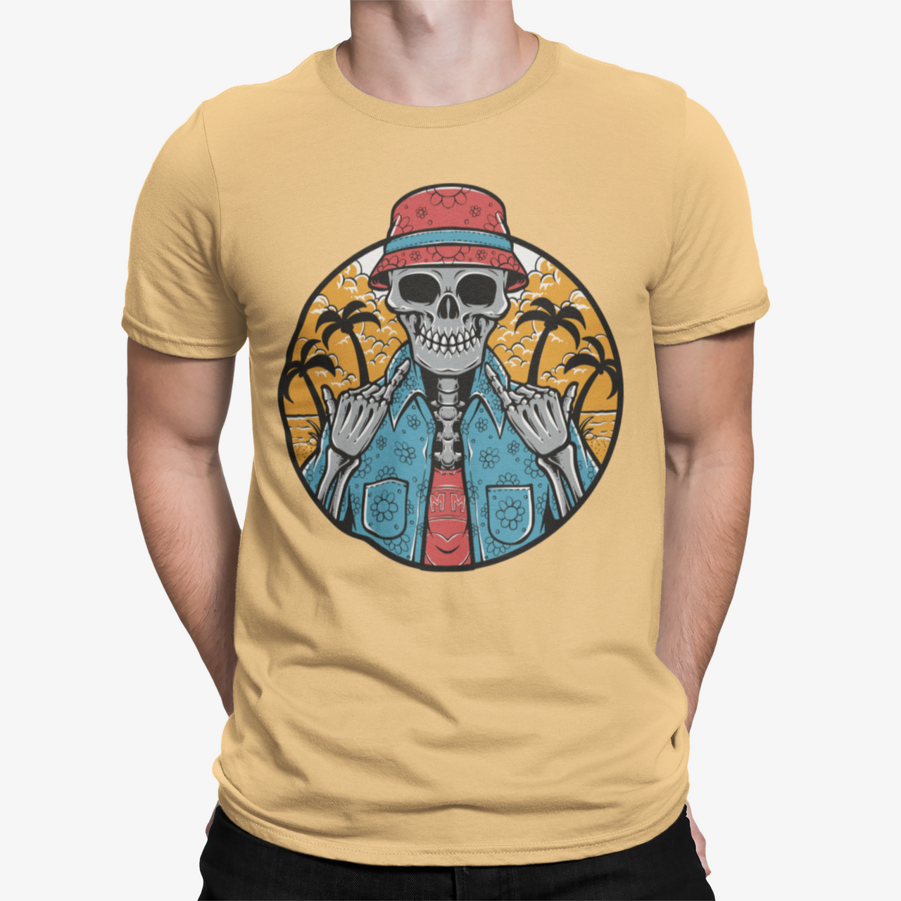 Camiseta Surf Skull