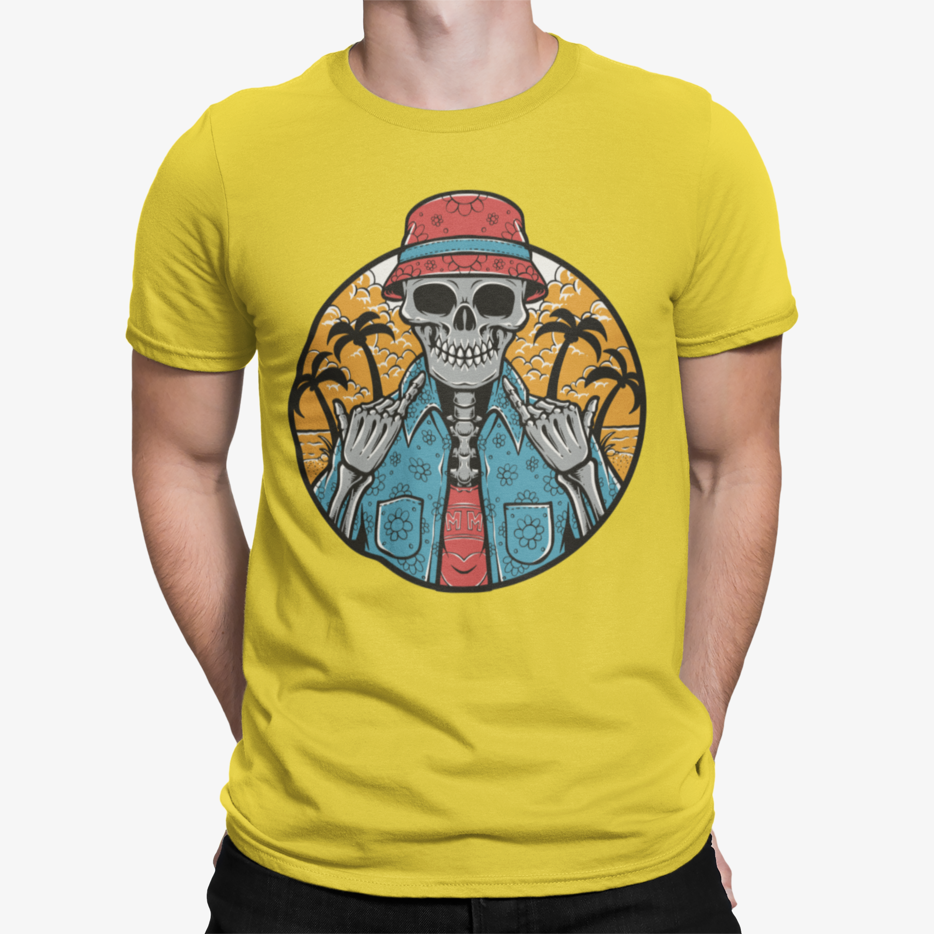 Camiseta Surf Skull