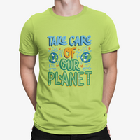 Thumbnail for Camiseta Take Care Planet