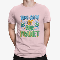 Thumbnail for Camiseta Take Care Planet