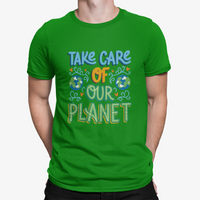 Thumbnail for Camiseta Take Care Planet
