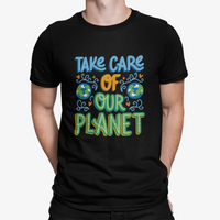 Thumbnail for Camiseta Take Care Planet