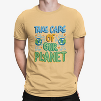 Thumbnail for Camiseta Take Care Planet