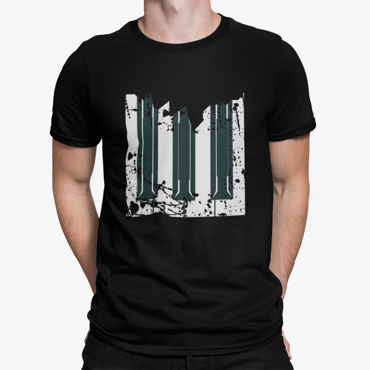 Camiseta Teclas Piano