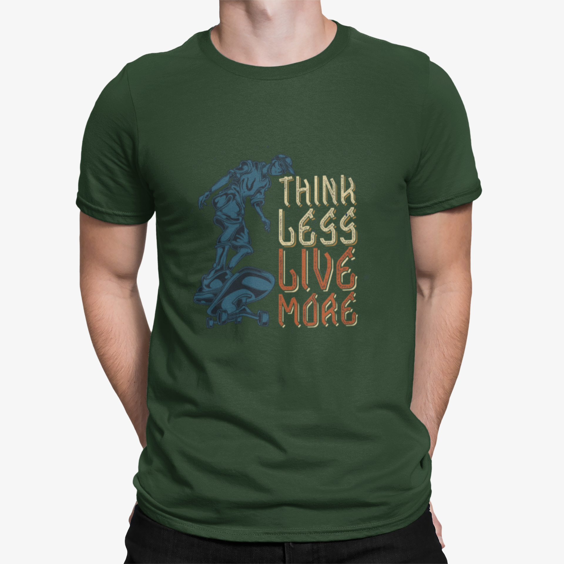 Camiseta Think Less Skate