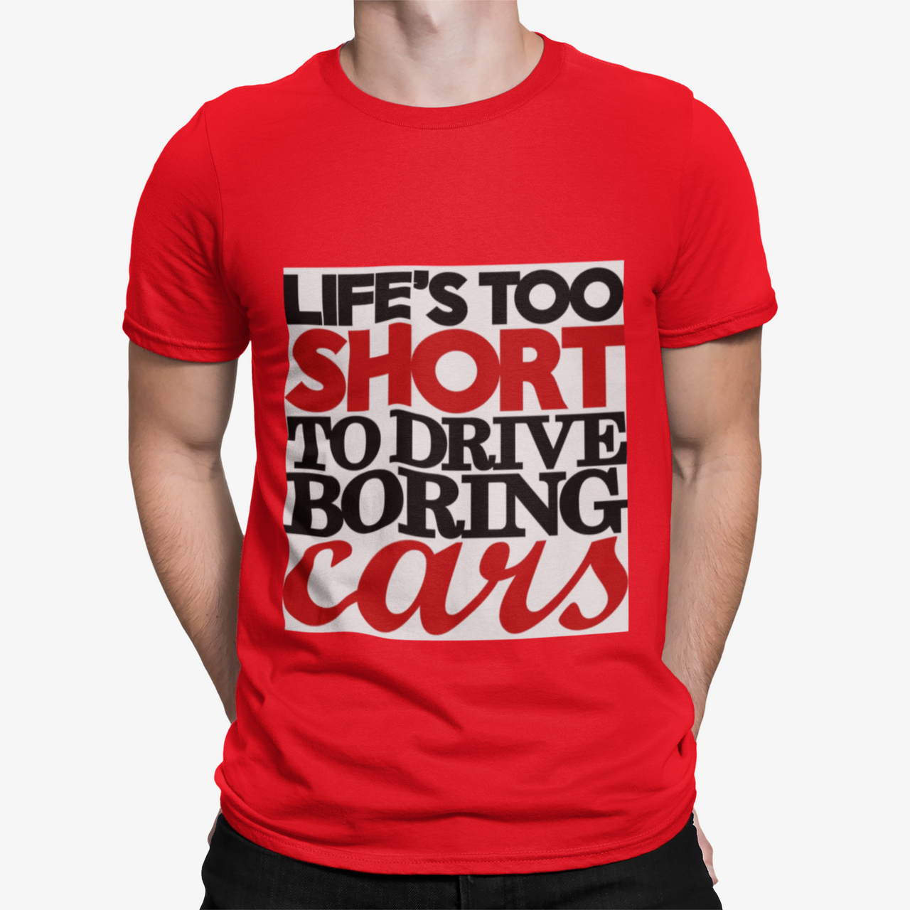 Camiseta Vida Corta Para Coches Aburridos