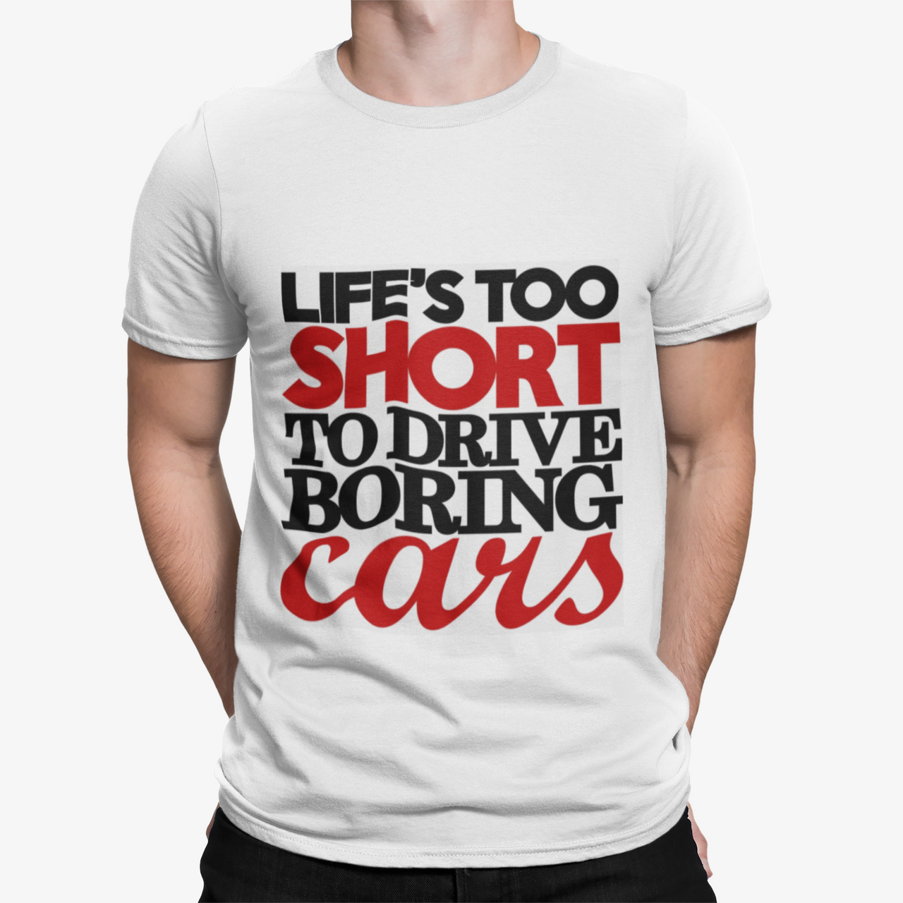 Camiseta Vida Corta Para Coches Aburridos