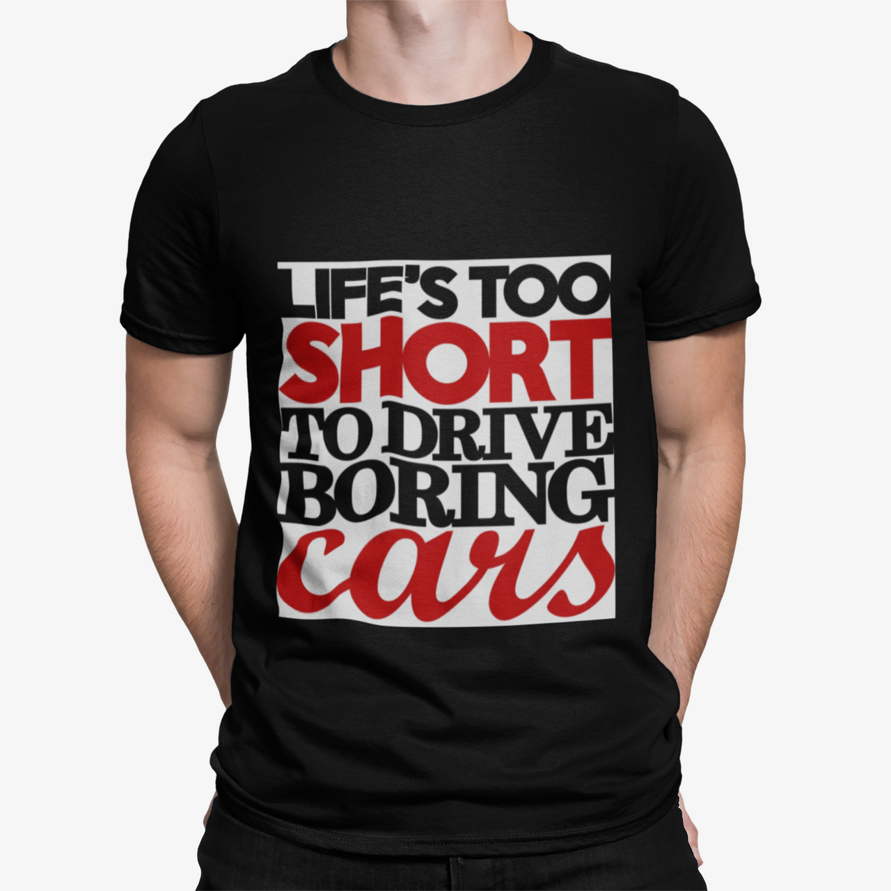 Camiseta Vida Corta Para Coches Aburridos