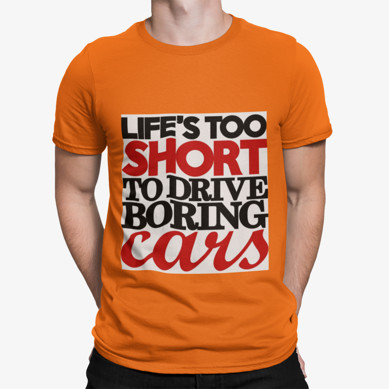 Camiseta Vida Corta Para Coches Aburridos