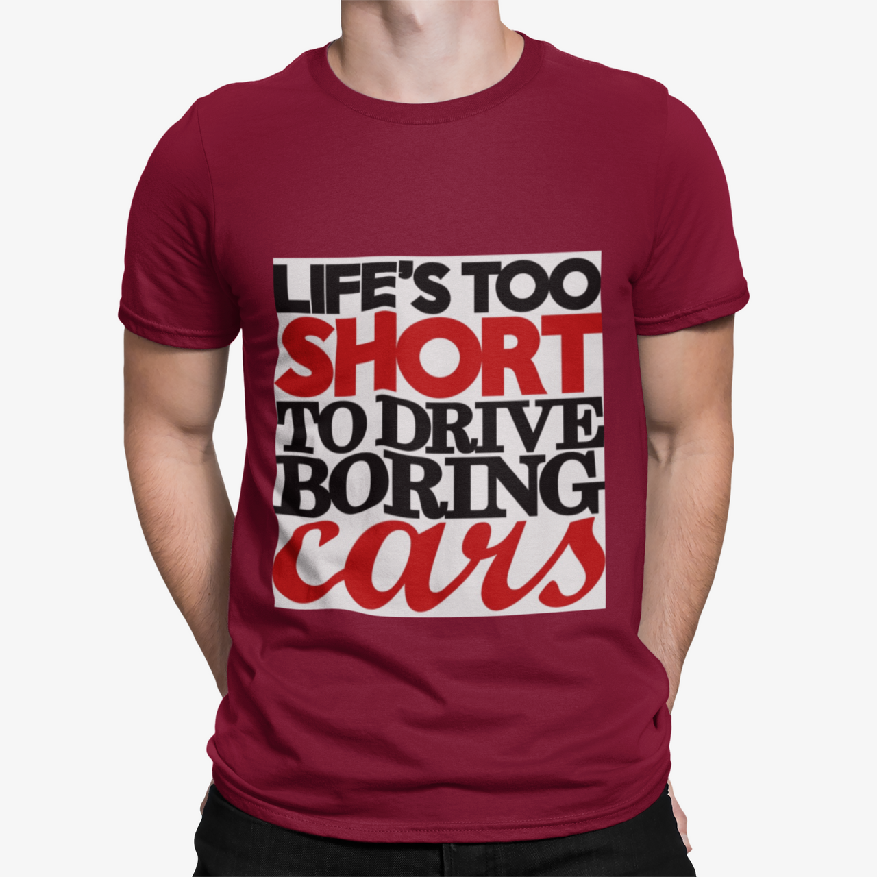 Camiseta Vida Corta Para Coches Aburridos